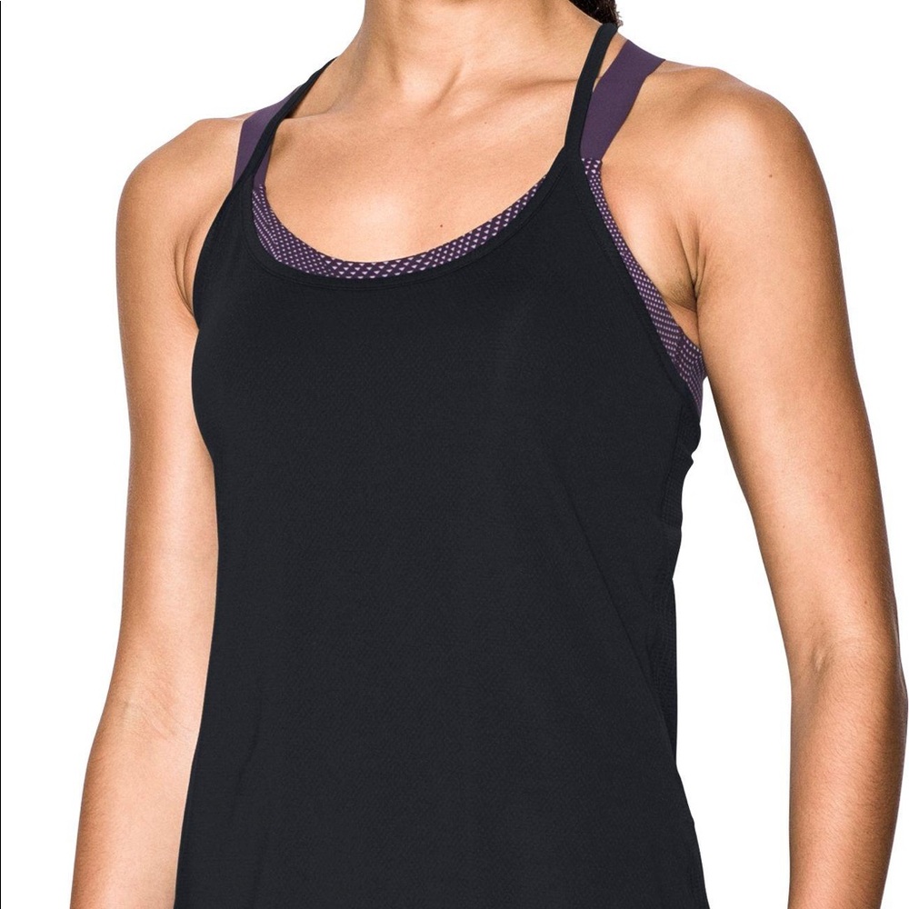 Black Under Armor racerback athletic tank
